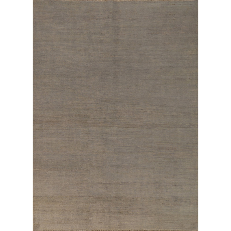 Tapis moderne en laine fabriqué à la main Gabbeh 7 x 9