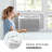 6,000 BTU 115V Window Air Conditioner with Remote Control