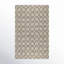 Dunn Geometric Handmade Flatweave Jute/Sisal Brown Area Rug-659400601