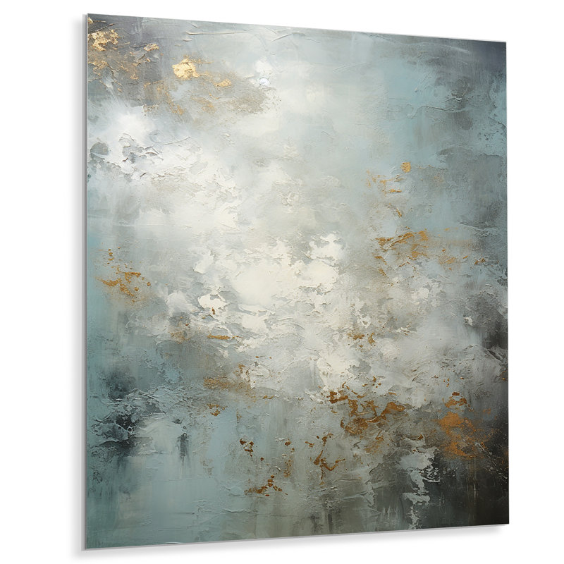 Minimalisme gris, surface lunaire 5 - Tachisme, art mural en métal, H 20 po x l 12 po x P 1 po