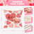Valentines Day Pillow Covers  Set Of 4 For Valentines Day Decor Heart Love Here XOXO Sweet Valentine Throw Pillows Covers Decorative Cushion Cases Sofa Couch Valentine Decorations-122556252