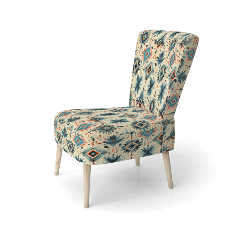 Chaise d'appoint rembourrée Nomadic Treasures Boho