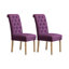 Chaise Parson rembourrée et capitonnée Charlotte-1786669699