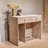 47.24" Brown Standard Solid Reception Desk