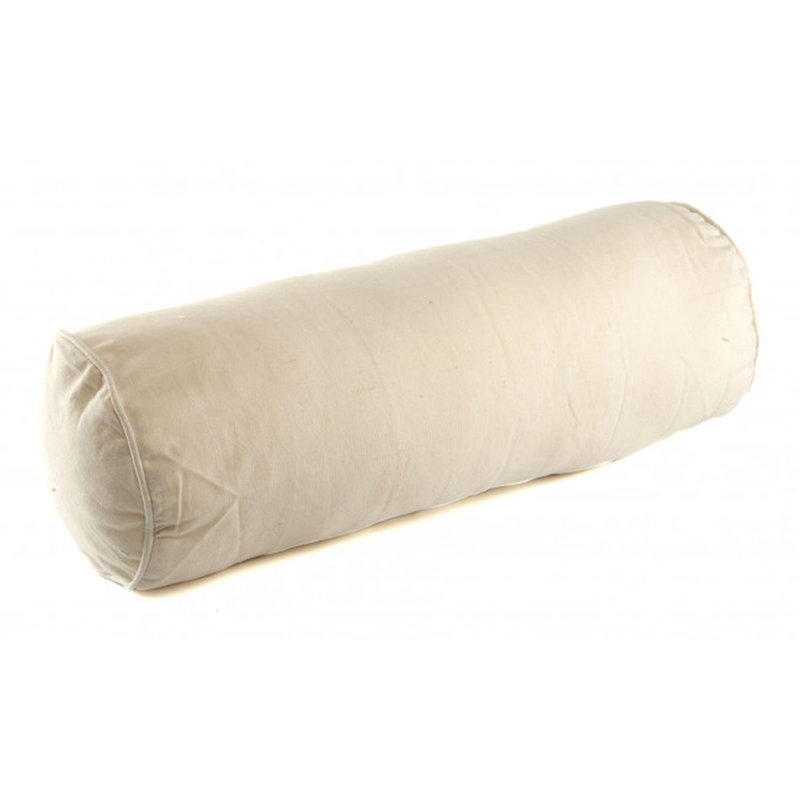Aureliea Bolster Pillow Cover and Insert, Cream