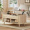 Table basse à plateau relevable de 41 po avec rangement