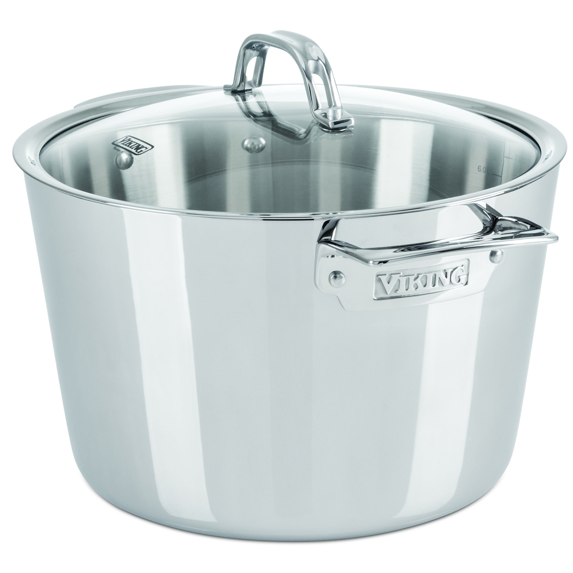 Viking Contemporary 3-Ply Dutch Oven with Glass Lid, 8 Qt.