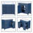 36'' Single Bathroom Vanity with Resin Top