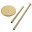 Gold Free Standing Toilet Roll Holder