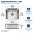 18" ADA Compliant Undermont Single Bowl 18-Gauge Stainless Steel Kitchen Sink-135214909