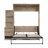 Osterman Storage Murphy Bed with Nightstand and Floating Shelves-1257721043-1236735227