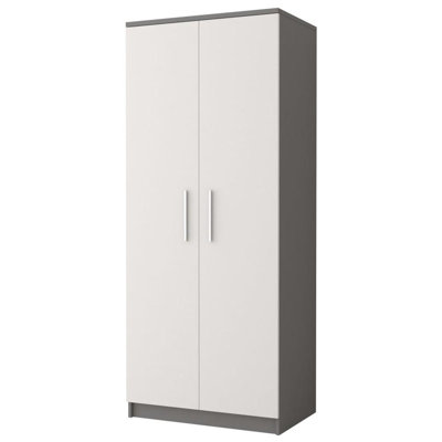 Jaun 2 Door Manufactured Wood Wardrobe