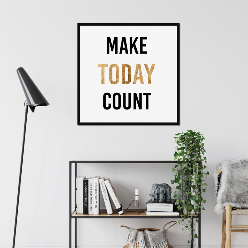 Bold Inspiration I by Anna Hambly - Print, Black Framed Paper Print, 80cm H x 80cm W