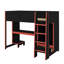 Lit mezzanine simple avec bureau-1200115679