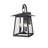 Solis 3 Light Outdoor Wall Light in Black