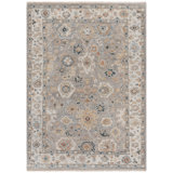 Samarkand 122 Area Rug In Light Grey / Beige