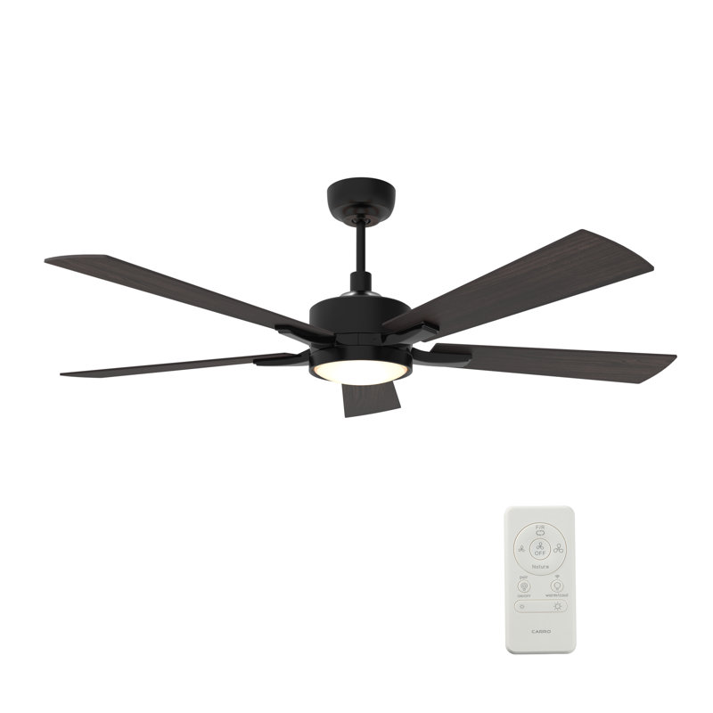 Apex Smart Ceiling Fan With Remote, Light Kit Included, Works With Google Assistant And Amazon Alexa,Siri Shortcut., 52"