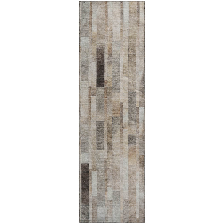 Premium Machine Washable Marasco AMF1630 Stripes Rug