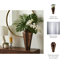Vase sculptural en métal sculpté pour salon-712236726