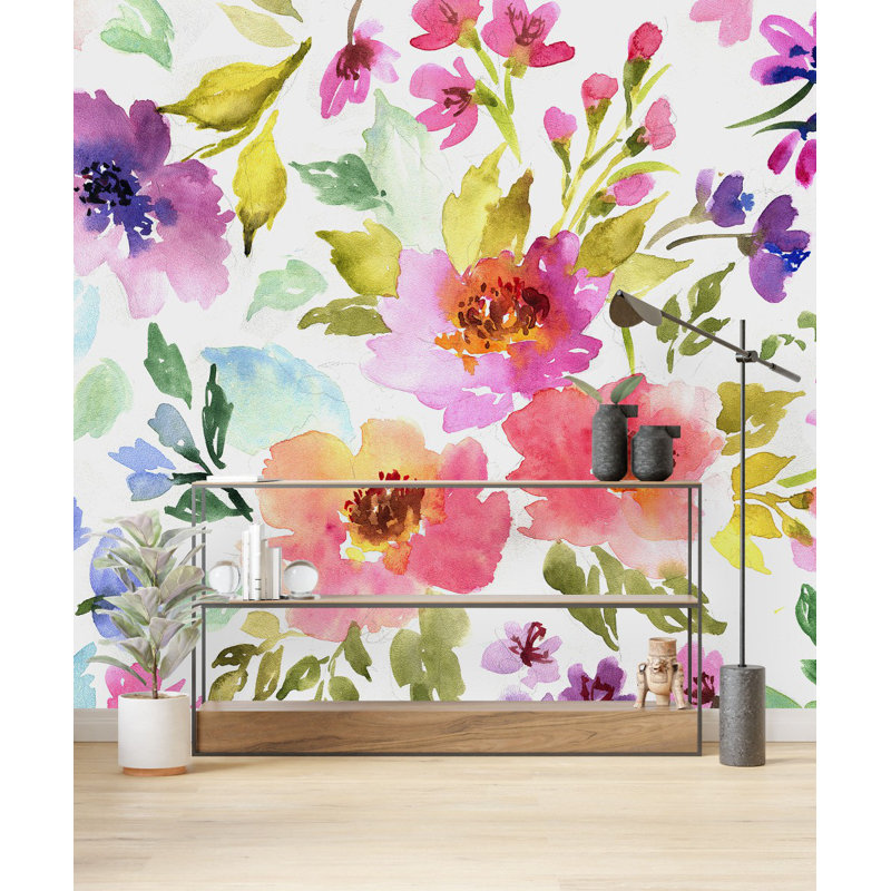 Peel & Stick Wall Mural, 10.42' W x 10.42' L