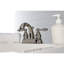 Robinet de salle de bain central à fixation à deux poignées à 3 trous à fixation sur le comptoir 4 po Kingston-40035639