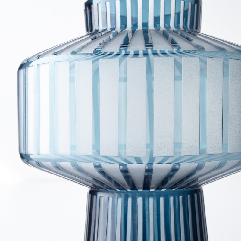 Vase de table Lineup, H 7,25 po x l 6,75 po x P 6,75 po