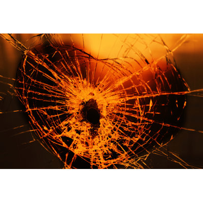 Broken Glass Heart by Arteck555 - Wrapped Canvas Print