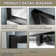 Enclo 36" W X 36" D X 71" H Framed Square Shower Enclosure With 1/4"Clear Tempered Glass