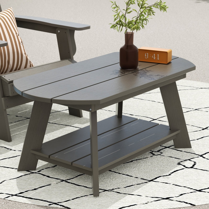Table basse d'extérieur en polyester Arrlo, null