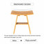 Banc de douche en bambou Najar