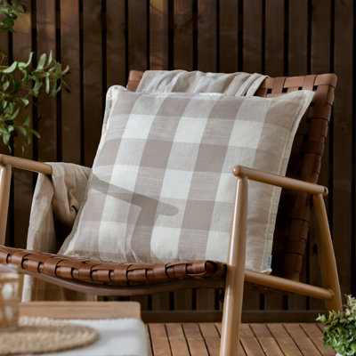 Jattin Indoor / Outdoor Gingham Square Throw