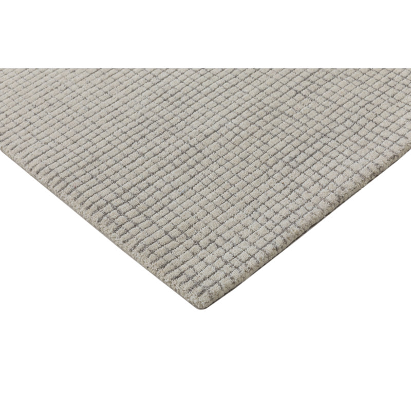 Tapis Wander, Ivoire / gris, Rectangle 7 pi 9 po x 9 pi 9 po