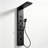 52 Inch Shower Panel Tower System, Stainless Steel 6-Way Diverter with Rainfall Shower Head, Body Massage Jets, Handheld Wand & Digital Temperature Monitor-128817869