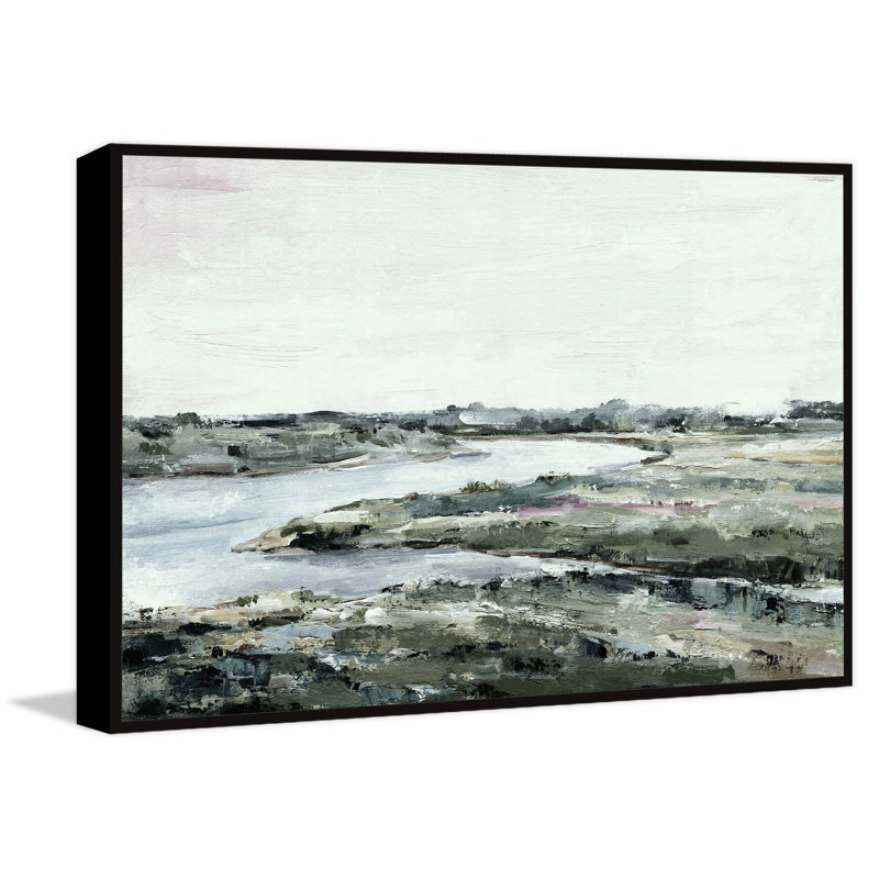 «Soake Up», peinture sur toile à cadre flottant, H 12 po x l 18 po x P 1,5 po