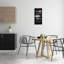 «Let's Eat with Kitchen Utensils», art mural encadré flottant à grain brun par Lux + Me Designs-1498189050-1498189051
