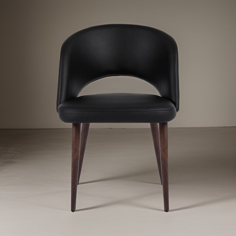 Chaise d'appoint en polyuréthane, Noir