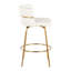 Tabouret de comptoir pivotant 25,75 po Breeley - ensemble de 2-103134001-104619525