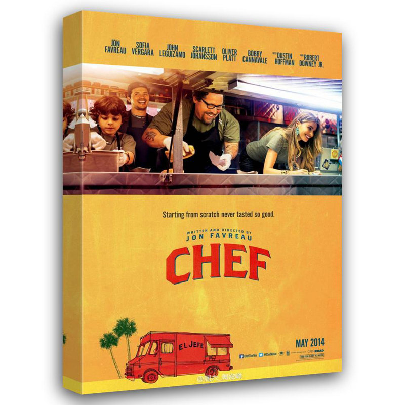 Chef, 48" H x 32" W