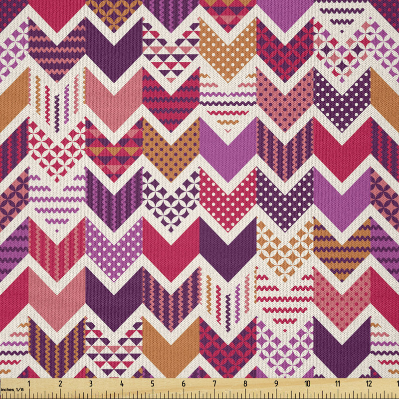 Cynamon Arrow Motifs Lines Fabric