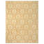 Flatweave Wool Floral Area Rug