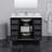 42'' Single Bathroom Vanity with Cultured Marble Top-79721522-79721521-97966619