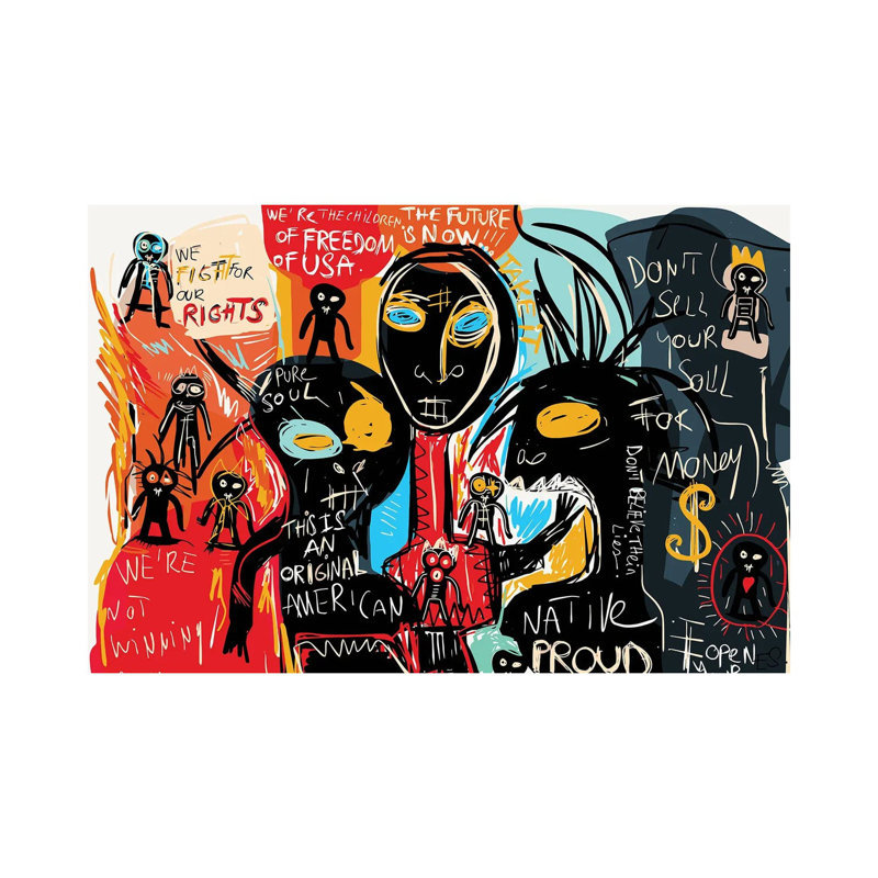We Are The Children Of Freedom Of America by Emmanuel Signorino - Wrapped Canvas Print, 152.5 cm H x 101.5 cm W