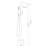 Blush Color Freestanding Bathtub Faucet With Hand Shower, 3 Handles, Metal, 6.15 In W X D 42.94 H, 11.36 Lb Tub - Bath Renovate