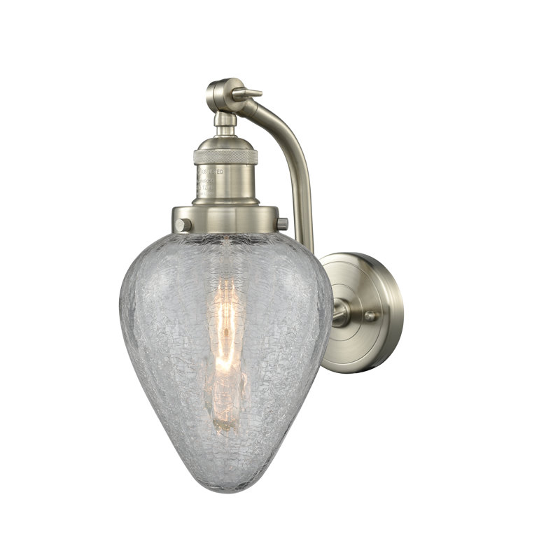 Shauna Armed Sconce, Brushed Satin Nickel, Yes