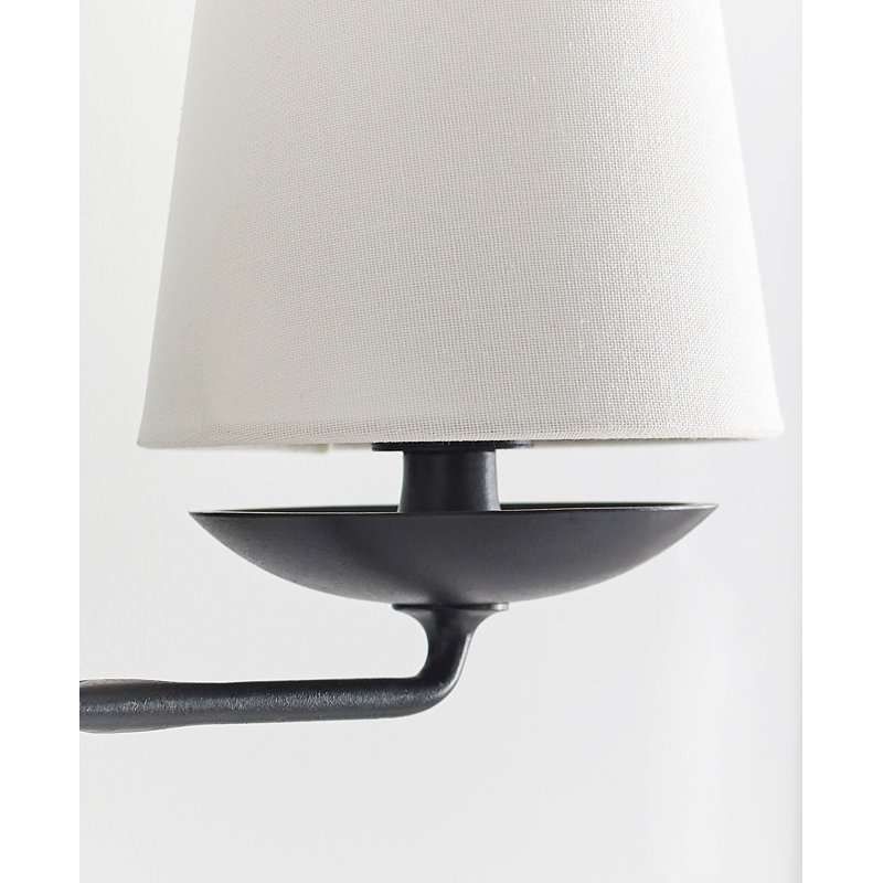 AERIN Fontaine Double Sconce, Aged Iron
