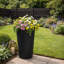 Sukari Tall Round Vase Planter Concrete Effect Recycled Garden Pot-112122980-112122979