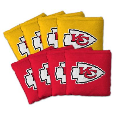 YouTheFan NFL Kansas City Chiefs Cornhole Bags 8pk