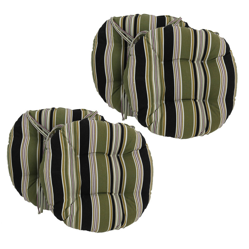 Outdoor 3.5'' Dining Chair Seat Cushion, Eastbay Onyx