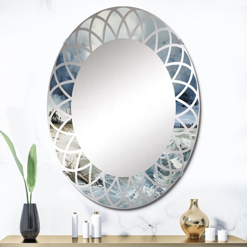 Haloke Oval Mirror, 36" x 24"