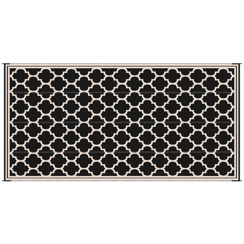 Outsunny Reversible Outdoor Rug